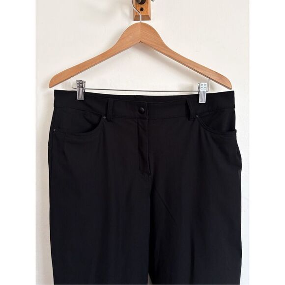 Lululemon city sleek 5 pocket wide leg high rise 7/8 length pant black size 32 - Picture 3 of 7